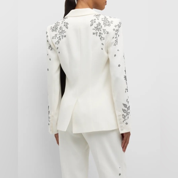 Cinq a Sept Cheyenne Heatset Lilac Vine Blazer (6) and Straight-Leg pant set (8) - Picture 9 of 10